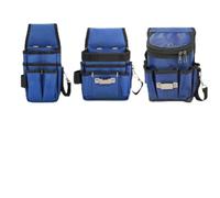 Diverse tasche in una robusta cintura regolabile progettata specificamente per soddisfare le esigenze di professionisti qualificati (S blu)