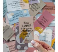 DIVERSEBEE - 60 carte uniche con versetti biblici, mini carte assortite a tema Sacre Scritture, biglietti di preghiera, motivazionali, di incoraggiamento, regali a tema Bibbia cristiana