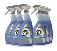 Diversey, Cif professionale per vetri, 750 ml rimuove lo sporco, i residui e le impronte - Confezione da 6