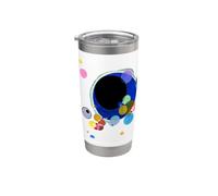Diversi cerchi di Wassily Kandinsky (1926) Bicchiere termico in acciaio inox doppia parete