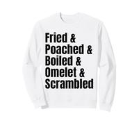 Diversi Modi per preparare l'elenco degli ingredienti delle Uova Ricetta Divertente Felpa