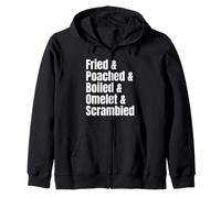 Diversi Modi per preparare l'elenco degli ingredienti delle Uova Ricetta Divertente Felpa con Cappuccio