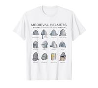 Diversi tipi di elmi - Elmi medievali Maglietta