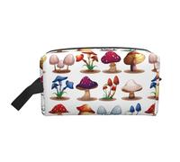 Diversi Tipi di Funghi Borsa da Toilette da Viaggio Diversi Tipi di Funghi Borsa da Trucco da Viaggio Personalizzata Grande capacità con Cerniera Borsa da Toilette da Viaggio Portatile Multistile, Ide