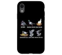 Diversi tipi di razza di piccioni viaggiatori per gli amanti degli uccelli dei piccioni Custodia per iPhone XR