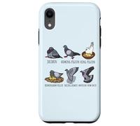 Diversi tipi di razza di piccioni viaggiatori per gli amanti degli uccelli dei piccioni Custodia per iPhone XR