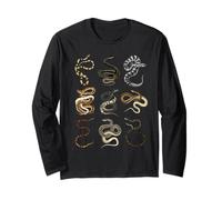 Diversi tipi di serpenti per gli amanti dei serpenti Maglia a Manica