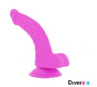 Diversia Dildo Vibrante Flessibile 21,5 Cm - Viola