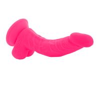 DIVERSIA FLEXIBLE VIBRATING DILDO 21.5 CM - PURPLE