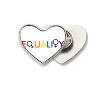 Diversificazione Differenziazione Identità Arcobaleno Uguaglianza Cuore Metallo Pin Spilla Clip Amore