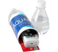 Diversion Safe AquaFin - Bottiglia d'Acqua Con Scomparto Segreto, Contenitore Stash Trasparente