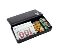 Diversion Safe Power Bank, Hidden Stash Boxs, Discreet Travel Storage Case, Coin Stash Box for Money, Jewelry, Keys, Documents, Home, Dorm, Men, Women, Apartment Use Black