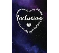 Diversity And Inclusion Gifts - a Blank Lined Journal! Show Your Commitment to Creating a Welcoming Environment for All: Purple and Blue Universe design
