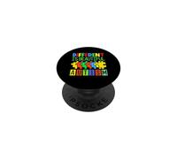 Diverso se bello autismo supporto autistico mamma papà bambini PopSockets PopGrip Adesivo