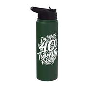Divertente 40° compleanno Non ho quarant' year, ne ho venti Stainless Steel Insulated Water Bottle