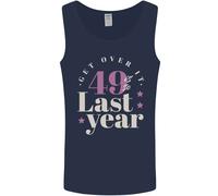 Divertente 50th Compleanno 49 È So Ultimo Anno Uomo Canotta Maglia