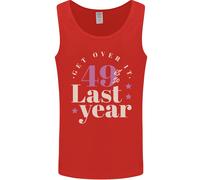 Divertente 50th Compleanno 49 È So Ultimo Anno Uomo Canotta Maglia