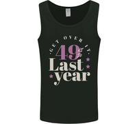 Divertente 50th Compleanno 49 È So Ultimo Anno Uomo Canotta Maglia