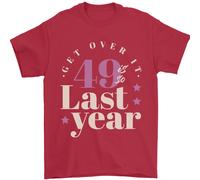 Divertente 50th Compleanno 49 Is So Ultimo Anno T-Shirt 100% IN Cotone