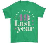 Divertente 50th Compleanno 49 Is So Ultimo Anno T-Shirt 100% IN Cotone