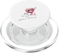 Divertente 6 7 Bruh Valentine Cuore PopSockets PopGrip per MagSafe