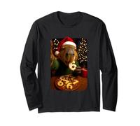 Divertente 67 Capybara Six Seven Ironic Christmas Cookie Meme Maglia a Manica