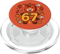 Divertente 67 Meme Anno del Cavallo Zodiaco Cinese PopSockets PopGrip per MagSafe