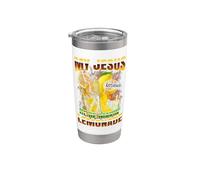 Divertente 90s Bootleg Meme My Gesus He Be Makin' Lemonade Bicchiere termico in acciaio inox doppia parete
