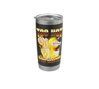 Divertente 90s Bootleg Meme troppo caldo per limonata d'acqua Bicchiere termico in acciaio inox doppia parete