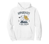 Divertente a Quanto pare, Mi Piace Fare Escursioni Bradipo Escursionistico Felpa con Cappuccio
