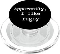 Divertente, a quanto pare mi piace il rugby, mamma, mamma, sorella, fratello, fan PopSockets PopGrip per MagSafe