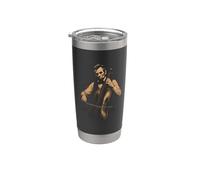 Divertente Abraham Lincoln Suonare Violoncello Musica Classica Violoncellista Bicchiere termico in acciaio inox doppia parete