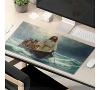 Divertente Accessori Da Scrivania Per Lavoro Gesù Camminando Sull'acqua Con Discepoli Tappetino Per Mouse Il Tappetino Per Mouse Divertente Divertente Mouse Pad Per Scrivania