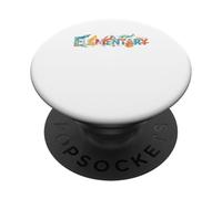 Divertente aereo elementare ritorno a scuola bambini ragazzi ragazze PopSockets PopGrip Adesivo