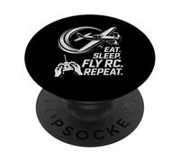 Divertente Aereo Rc Che Dice Fly Rc PopSockets PopGrip Adesivo