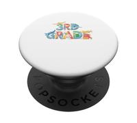 Divertente aeroplano di terza elementare ritorno a scuola bambini ragazzi ragazze PopSockets PopGrip Adesivo