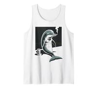 Divertente affumicatore Dolphin Beer Dolphin Smoker Canotta