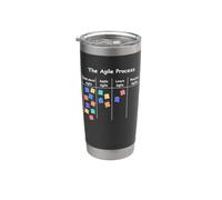 Divertente agile Process AOE gestione del processo Bicchiere termico in acciaio inox doppia parete