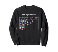 Divertente Agile Process AOE Gestione del processo Felpa
