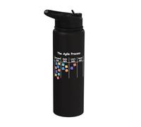 Divertente agile Process AOE gestione del processo Stainless Steel Insulated Water Bottle