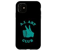 Divertente AI Art Club Intelligenza Artificiale Machine Learning Custodia per iPhone 11