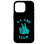 Divertente AI Art Club Intelligenza Artificiale Machine Learning Custodia per iPhone 16 Pro