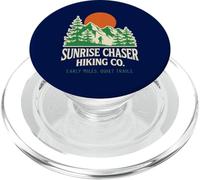 Divertente Alba Chaser Escursionismo Sentiero di Montagna Amante PopSockets PopGrip per MagSafe