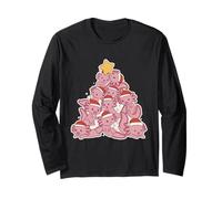 Divertente Albero di Natale Fatto di Axolotl Maglia a Manica