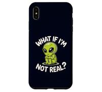 Divertente alieno Cosa succede se non sono davvero Carino Sci-Fi UFO Spazio Umorismo Custodia per iPhone XS Max
