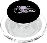 Divertente alieno in tasca Alien Breaking Out of Zipper Aliens PopSockets PopGrip per MagSafe