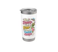 Divertente alieno lei è bellezza è venuta da Outer Space Lady Bicchiere termico in acciaio inox doppia parete