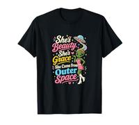 Divertente Alieno lei è Bellezza è venuta da Outer Space Lady Maglietta