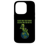 Divertente alieno Vibing on Earth UFO Meme Uomini Donne Bambini Custodia per iPhone 14 Pro