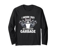 Divertente Allenamento così Garbage Dire Sarcastico Maglia a Manica